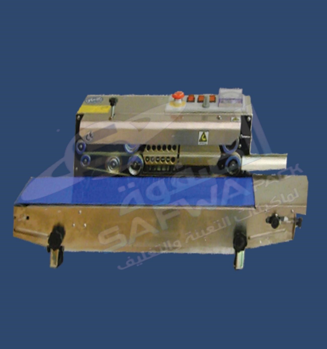 Continuous bag sealing machine (horizontal conveyor belt)